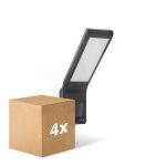 Voordeelpak 4x Steinel LED Breedstraler XLED Home Antraciet 10.5W 550lm - 830 Warm Wit | IP44 - Bewegingssensor - Symmetrisch