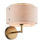 DFTP by Nordlux LED Wandlamp Takai Roestvrij Staal Beige | Geschikt voor E27