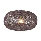 Good&Mojo Plafondlamp Arizona Rattan Burgundy S | Geschikt voor 1x E27 