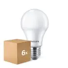 Voordeelpak 6x Philips  CorePro LED Lamp E27 Peer Mat 10W 1055lm - 840 Koel Wit | Vervangt 75W