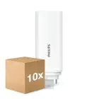 Voordeelpak 10x Philips CorePro PL-T LED Lamp HF 9W - 830 Warm Wit | 4-Pin - Vervangt 26W