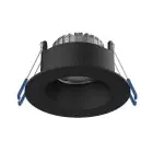 Noxion LED Spot Ares Diep ring Zwart 6W 540lm 927-940 3CCT - met Binnenring Zwart | Zaagmaat 68mm